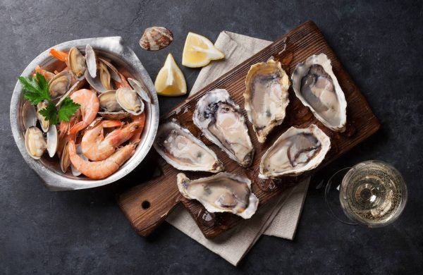 tipos de mariscos